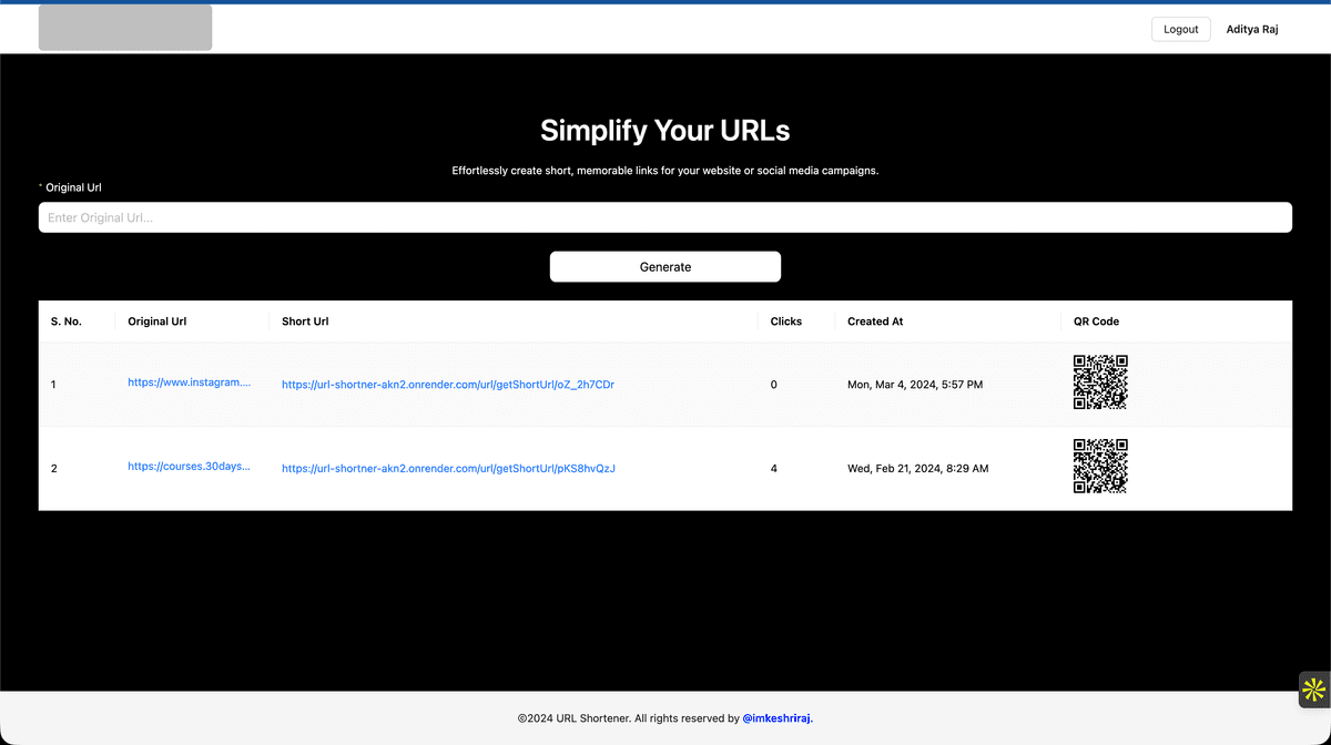 URL Shortener