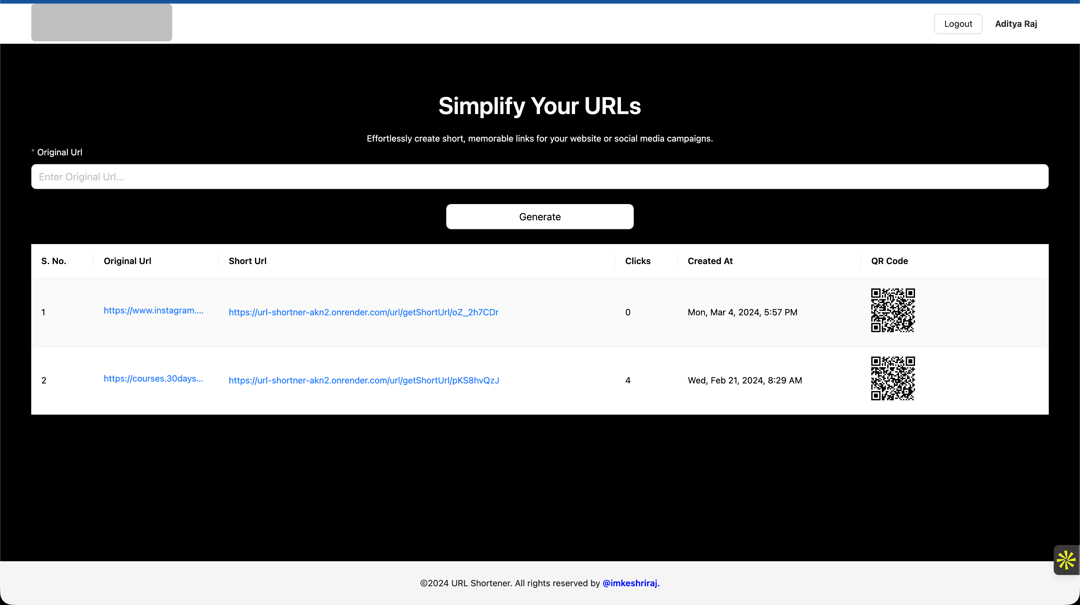 URL Shortener